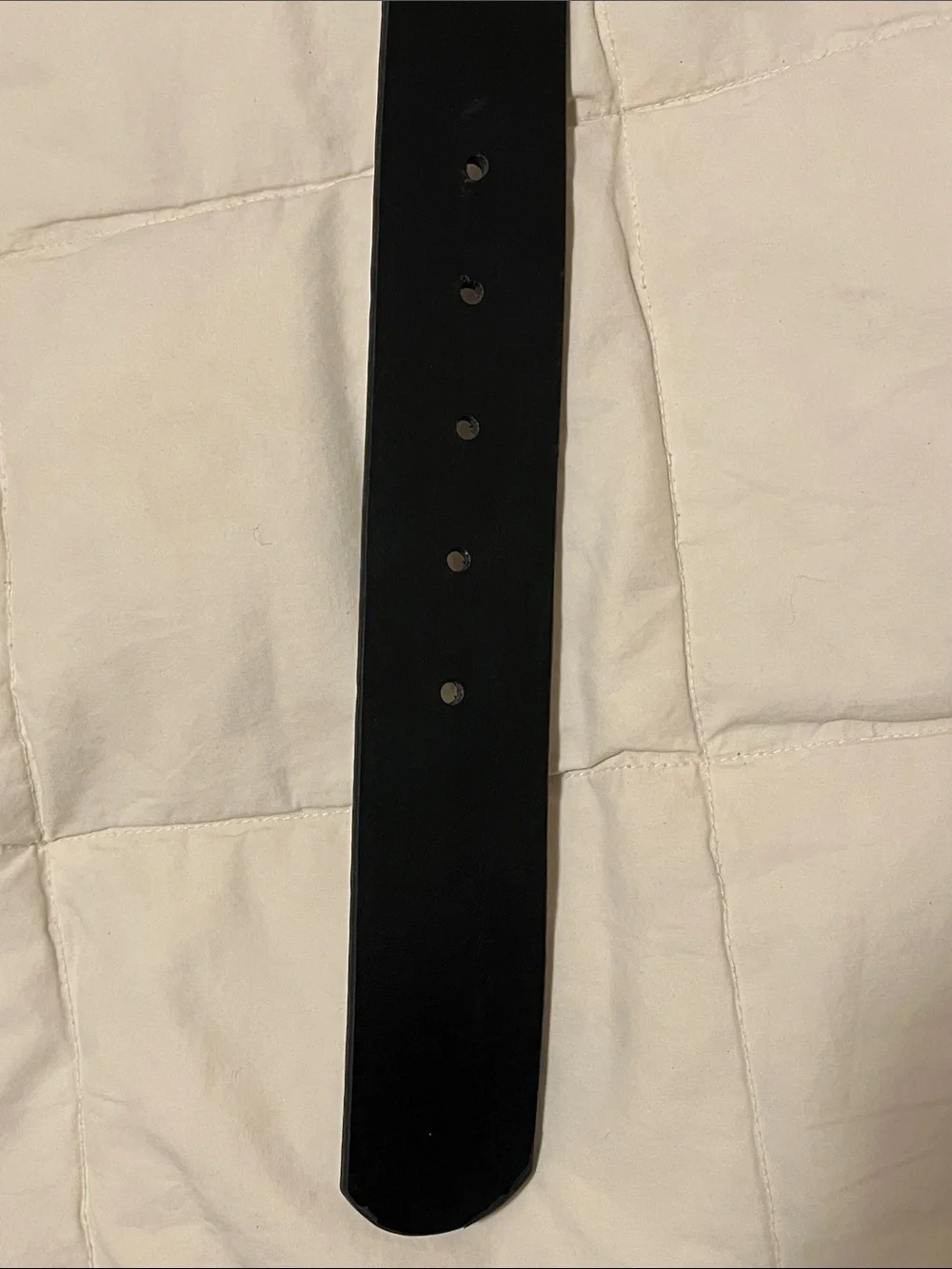 Crome 6172 Matte Black Eagle Wing Belt Buckle & Synthetic Leather Black Belt